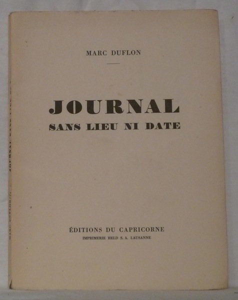 Journal sans lieu ni date.