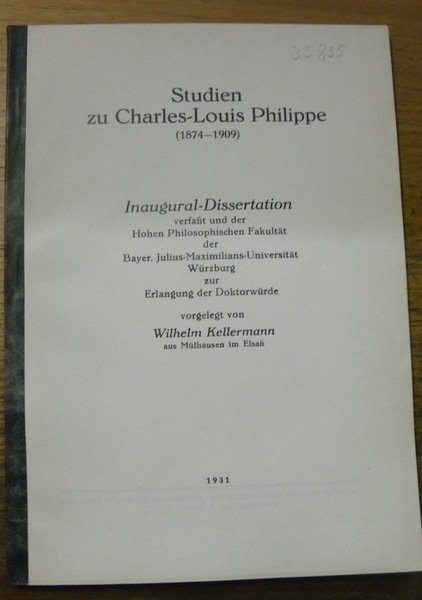 Studien zu Charles-Louis Philippe (1874-1909). Diss. | Immagine principale