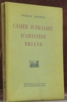 Casier judiciaire d’Aristide Briand. | Immagine principale
