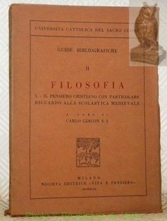 Guide bibliografiche II: Filosofia, 3. Il pensiero cristiano con particolare … | Immagine principale