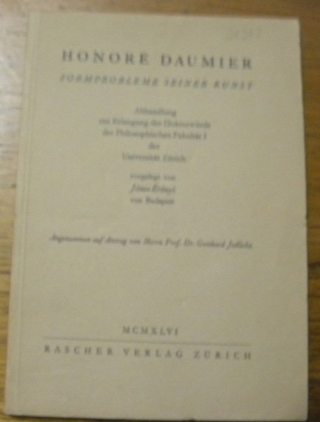 Honoré Daumier Formprobleme seiner Kunst. Angenommen auf Antrag von Herrn … | Immagine principale