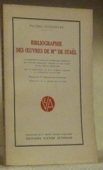 Bibliographie des oeuvres de Mme de Stael. Et description d’après … | Immagine principale