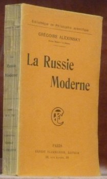 La Russie moderne. Bibliothèque de Philosophie Scientifique. | Immagine principale