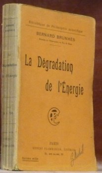 La dégradation de l’énergie. Bibliothèque de Philosophie Scientifique. | Immagine principale