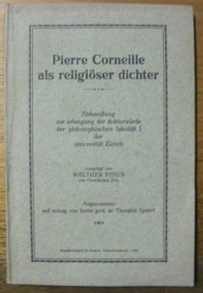 Pierre Corneille als religiöser Dichter. | Immagine principale