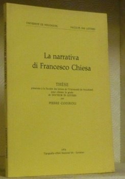 La narrativa di Francesco Chiesa. Thèse. | Immagine principale