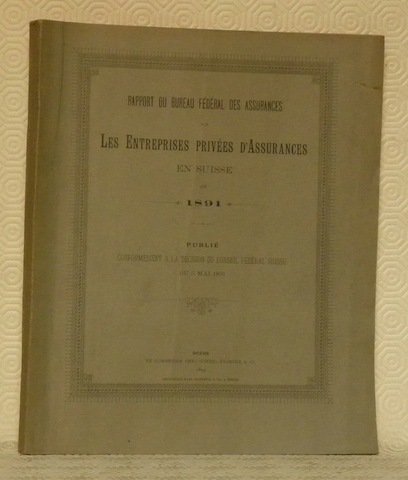 Rapport du Bureau Fédéral des Assurances sur les Entreprises privées … | Immagine principale
