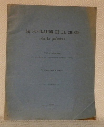 La population de la Suisse selon les professions. Extrait du … | Immagine principale