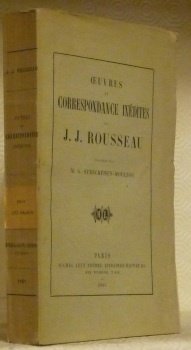 Oeuvres et correspondance inédites de J.-J. Rousseau. | Immagine principale