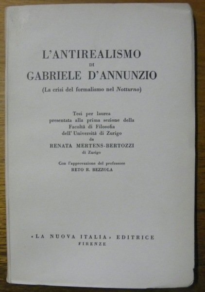 L’antirealisme di Gabriele d’Annunzio. La crisi del formalismo del Notturno. … | Immagine principale