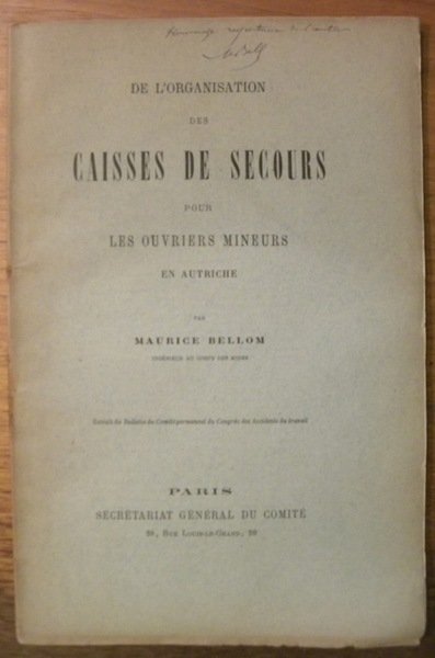 De l’organisation des Caisses de Secours pour les ouvriers mineurs … | Immagine principale