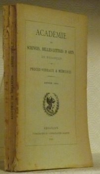 Académie des sciences, belles-lettres & arts de Besançon. Procès-verbaux & … | Immagine principale