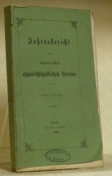 Jahresbericht des schweizerischen alpwirthschaftlichen Vereins. Zweiter Jahrgang. | Immagine principale
