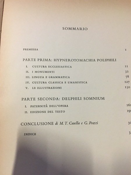 Francesco Colonna, Biografia e Opere. 2 volumes. Volume I Biografia …