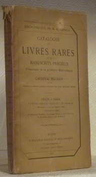 Bibliothèque de M. G. Gancia. Catalogue de livres rares et …