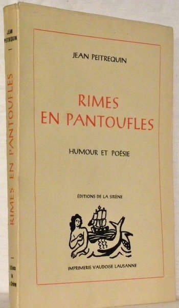 Rimes en pantoufles. Humour et poésie.
