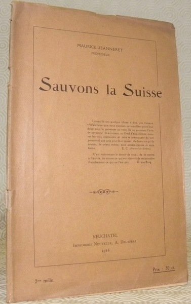 Sauvons la Suisse. | Immagine principale