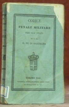 Codice penale militare per gi Stati de S. M. il …