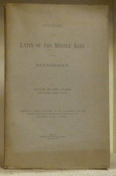 Studies in the latin of the Middle Ages and the … | Immagine principale