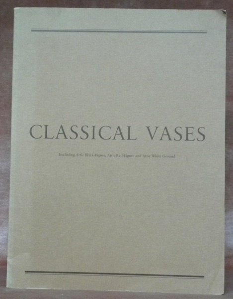Classical vases. Excluding attic black-figure, ettic red-figure and attic white … | Immagine principale