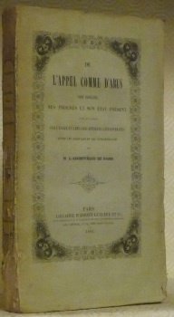 De l’appel comme d’abus. Son origine, ses progrès et son … | Immagine principale