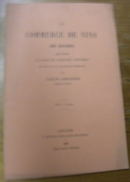 Le commerce de vins en Suisse jugé froidement à l’aide … | Immagine principale