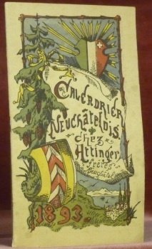 CALENDRIER Neuchâtelois 1893.