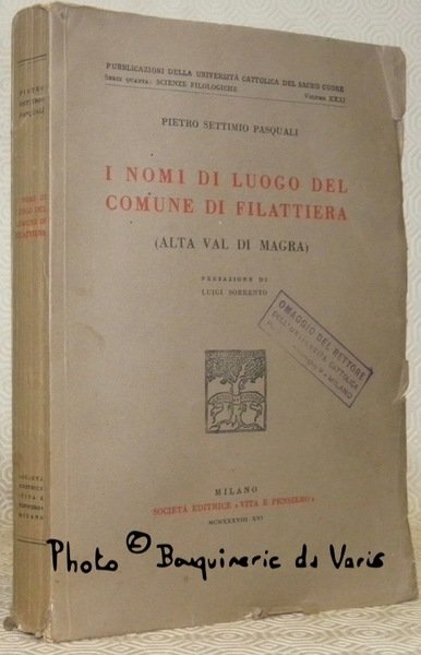 I nomi di Luogo del comune di Filattiera (Alta Val …