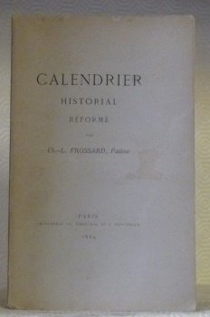 Calendrier Historial Réformé.