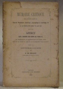 Mémoire critique sur quelques points du Nouveau Dictionnaire historique, géographique …