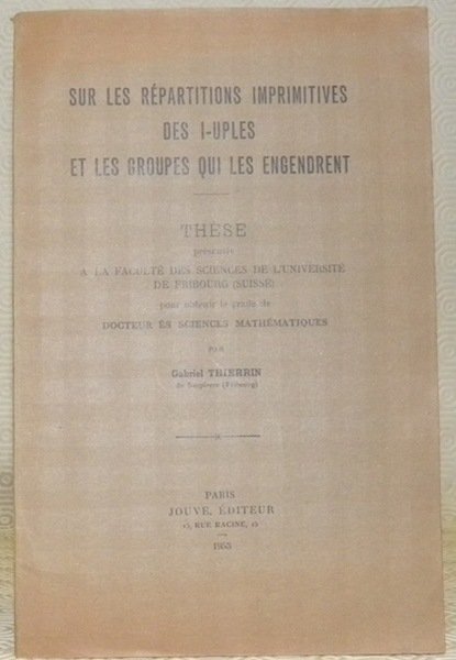 Sur les répartitions imprimitives des i-uples et les groupes qui …