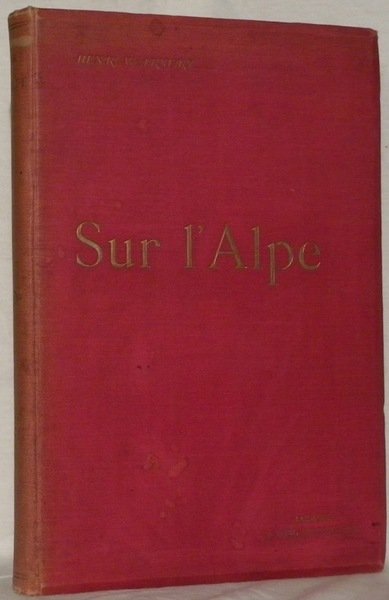 Sur l’Alpe. Poésies.