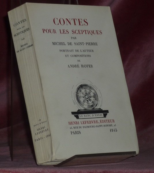 Contes pour les Sceptiques. Portrait de l’auteur et compositions de …