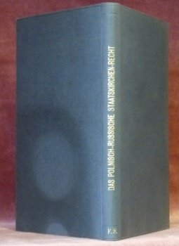 Das polnisch-russische Staatskirchen-Recht auf Grund der neuesten Bestimmungen und praktischer … | Immagine principale