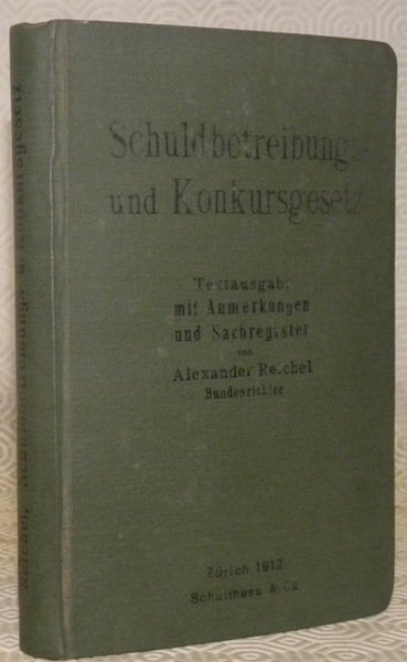 Schuldbetreibungs- und Konkursgesetz. Textausgabe.