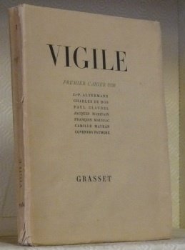 VIGILE. Premier cahier 1930.