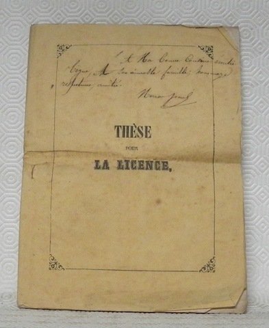 Faculté de Droit de Toulouse. Acte public pour la Licence. …