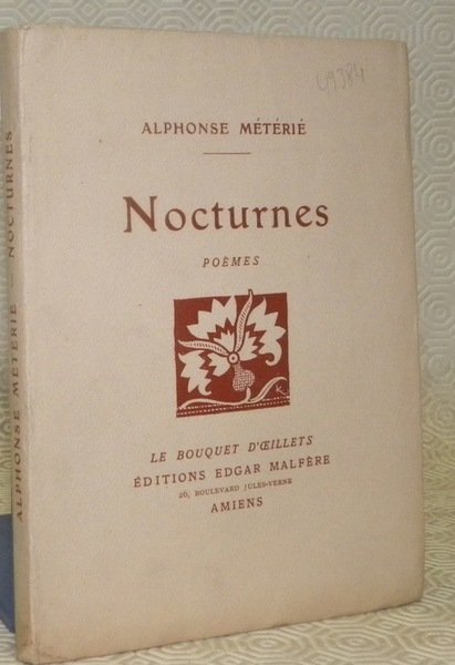 Nocturnes. Poèmes. Collection Le bouquet d’oeillets.