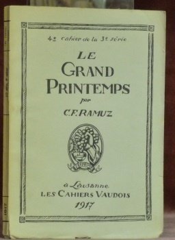 Le grand printemps. 4e cahier de la 3e série.