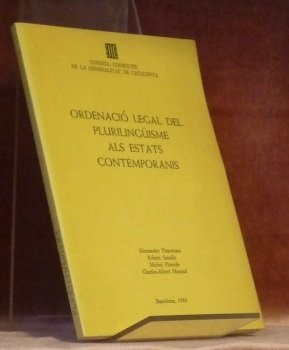 Ordenacio legal del plurilinguisme als estats contemporanis.