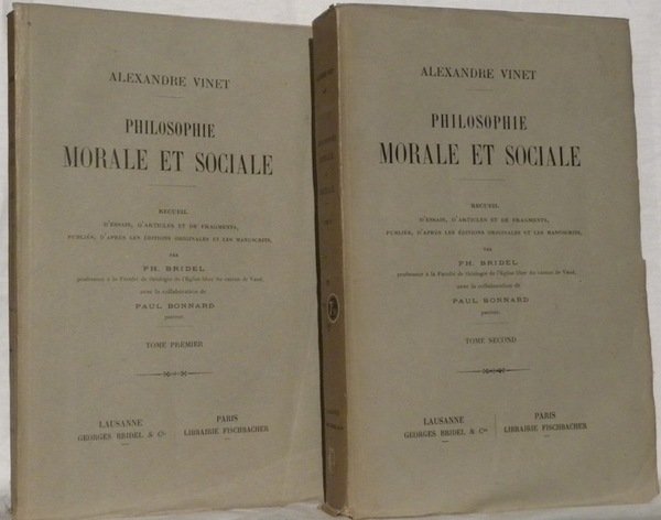 Philosophie morale et sociale. Publié par Ph. Bridel et P. …