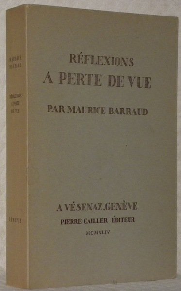 Réflexions à perte de vue. Collection Ecrits de Peintres.