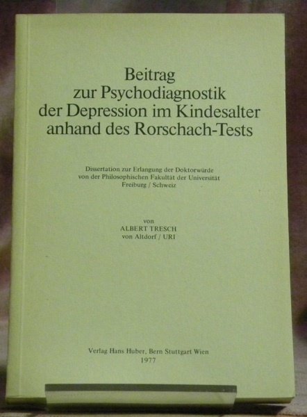 Beitrag zur Psychodiagnostik der Depression im Kindesalter anhand des Rorschach-Tests. … | Immagine principale
