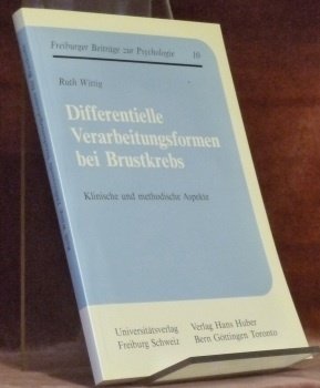Differentielle Verarbeitungsformen bei Brustkrebs. Klinische und methodische Aspekte. Freiburger Beiträge … | Immagine principale