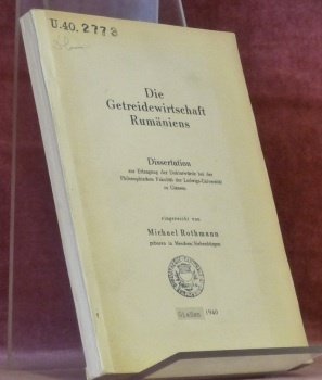 Die Getreidewirtschaft Rumäniens. Diss. | Immagine principale