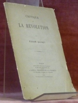 Critique de la Révolution.