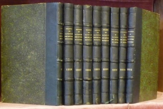 Bulletin mensuel de la Faculté des Lettres de Poitiers. Années …