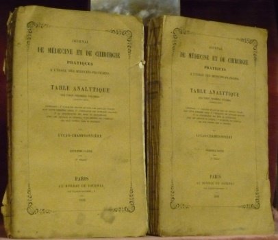 Dictionnaire des praticiens. Table analytique des vingt premiers volumes du …