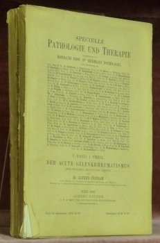 Der Acute Gelenkrheumatismus (Rheumatismus Articularis Acutus). Von Dr. Alfred Pribram. … | Immagine principale