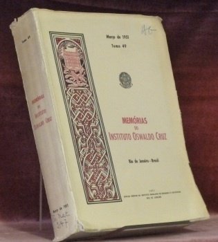 Memorias do Instituto Oswaldo Cruz. Ano 1951. Tomo 49.